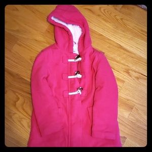 Pink fleece jacket